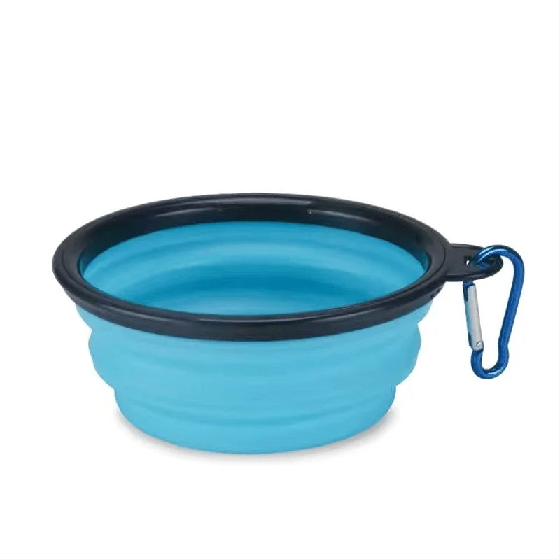 Portable Silicone Travel Bowl for Dogs & Cats