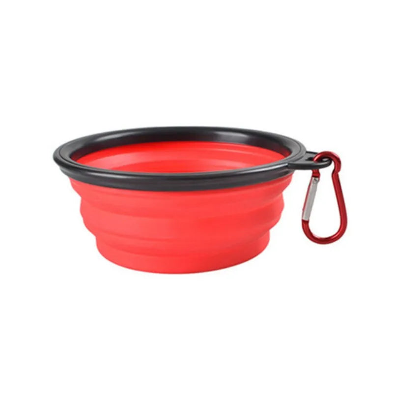 Portable Silicone Travel Bowl for Dogs & Cats