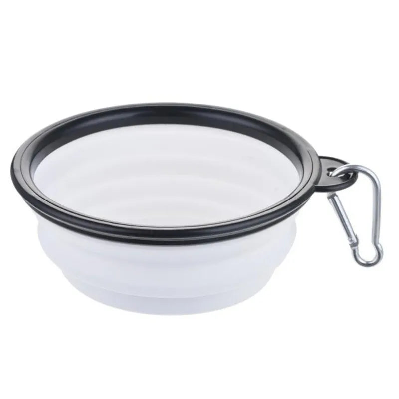 Portable Silicone Travel Bowl for Dogs & Cats