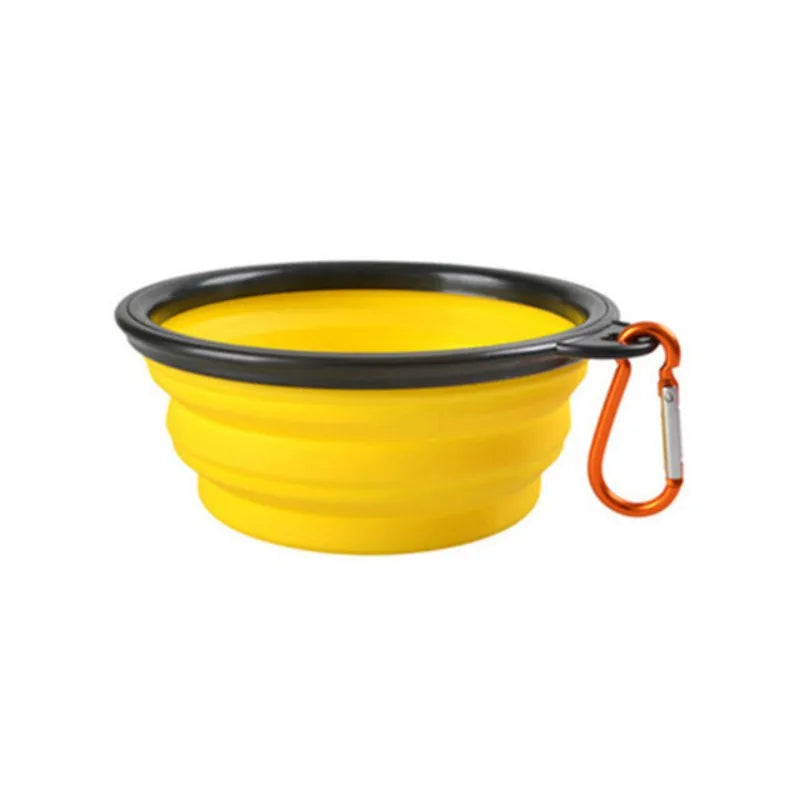 Portable Silicone Travel Bowl for Dogs & Cats