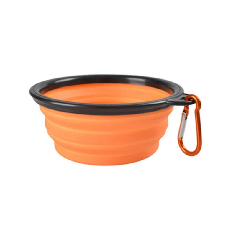 Portable Silicone Travel Bowl for Dogs & Cats