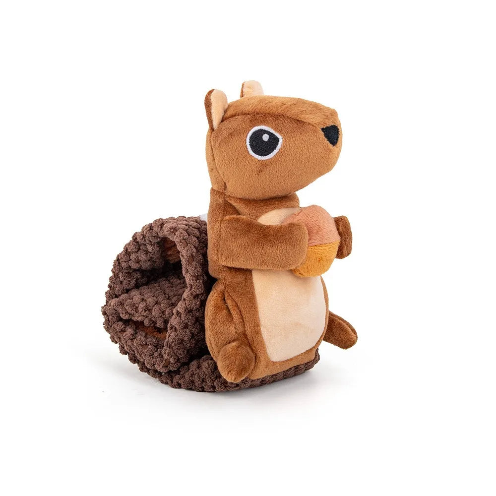 Interactive Squirrel Puzzle Treat Toy for Dogs