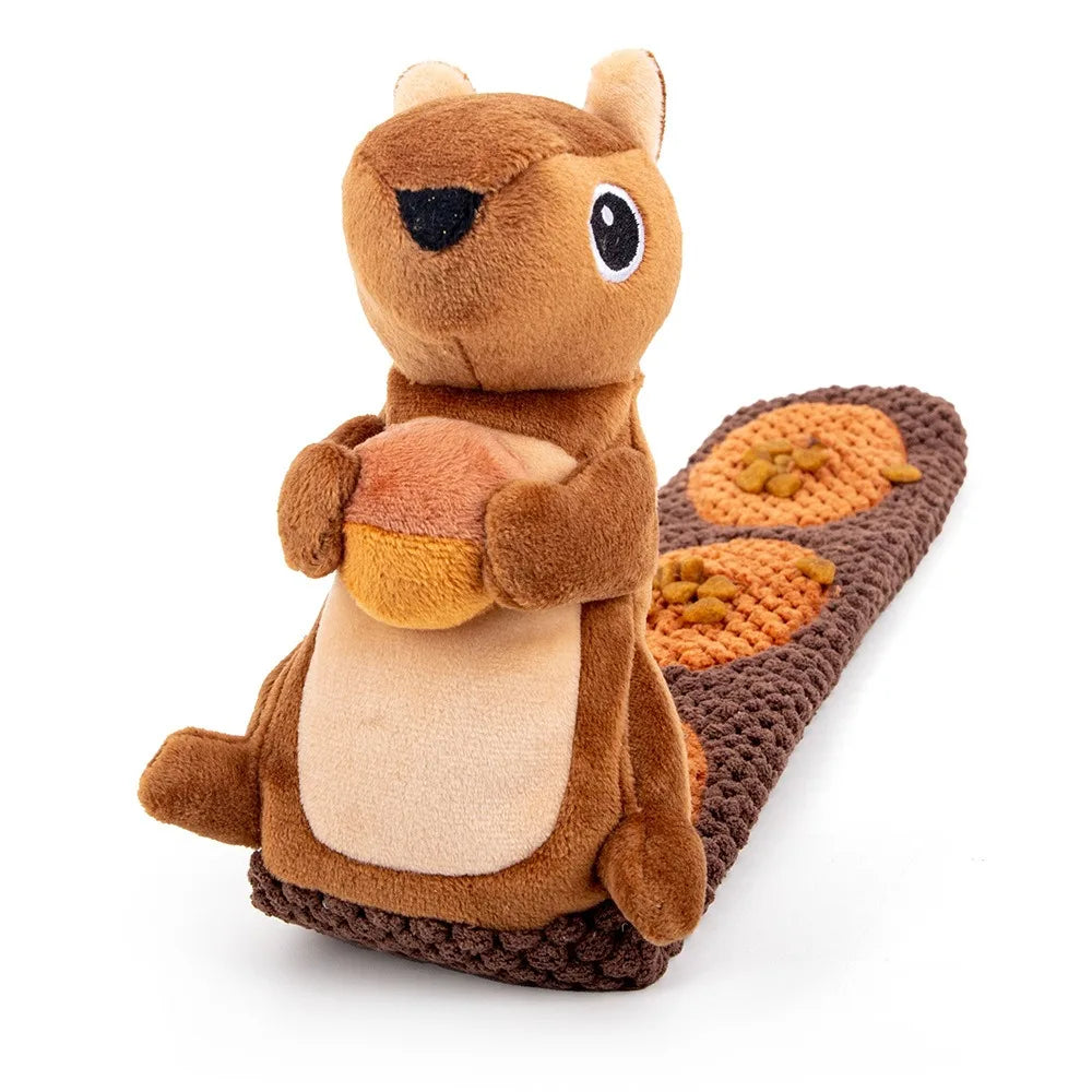 Interactive Squirrel Puzzle Treat Toy for Dogs