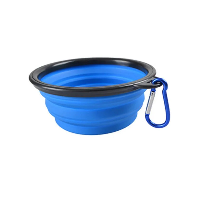 Portable Silicone Travel Bowl for Dogs & Cats