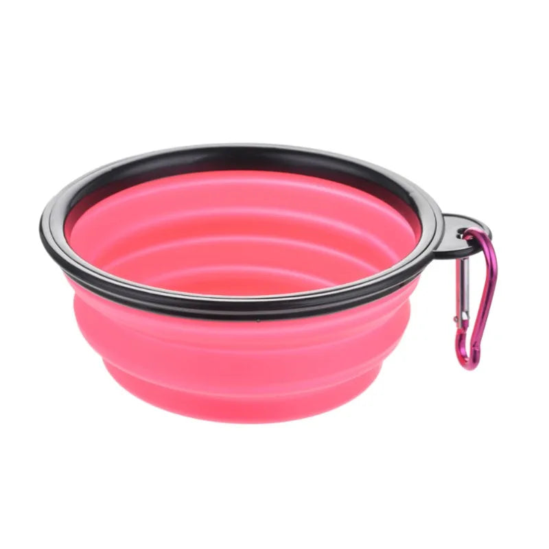Portable Silicone Travel Bowl for Dogs & Cats