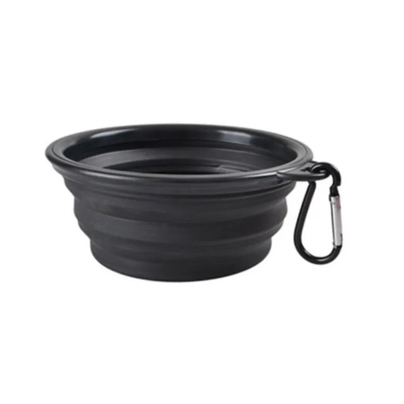 Portable Silicone Travel Bowl for Dogs & Cats